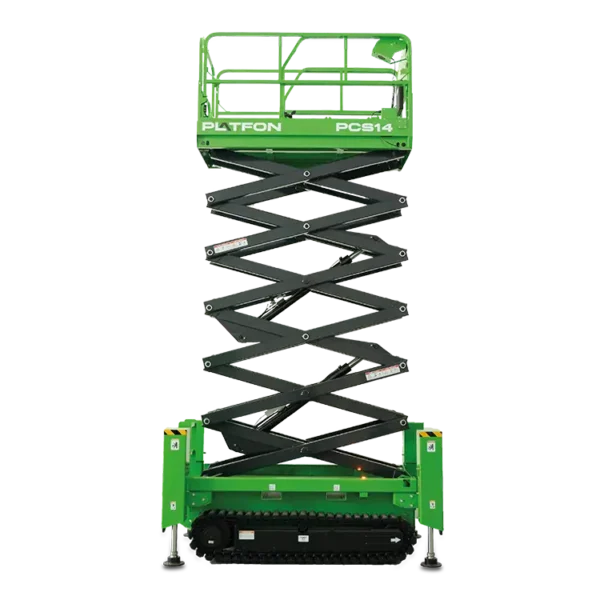 Platfon PCS14 tracked crawler scissor lift with 13.8 m working height