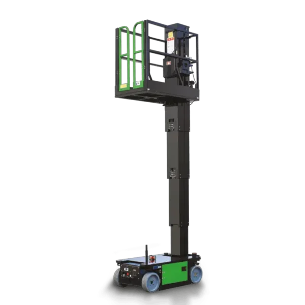 Platfon PM-08 vertical mast lift with small platform for one-person indoor work
