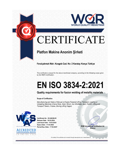 ISO 3834-2-2021